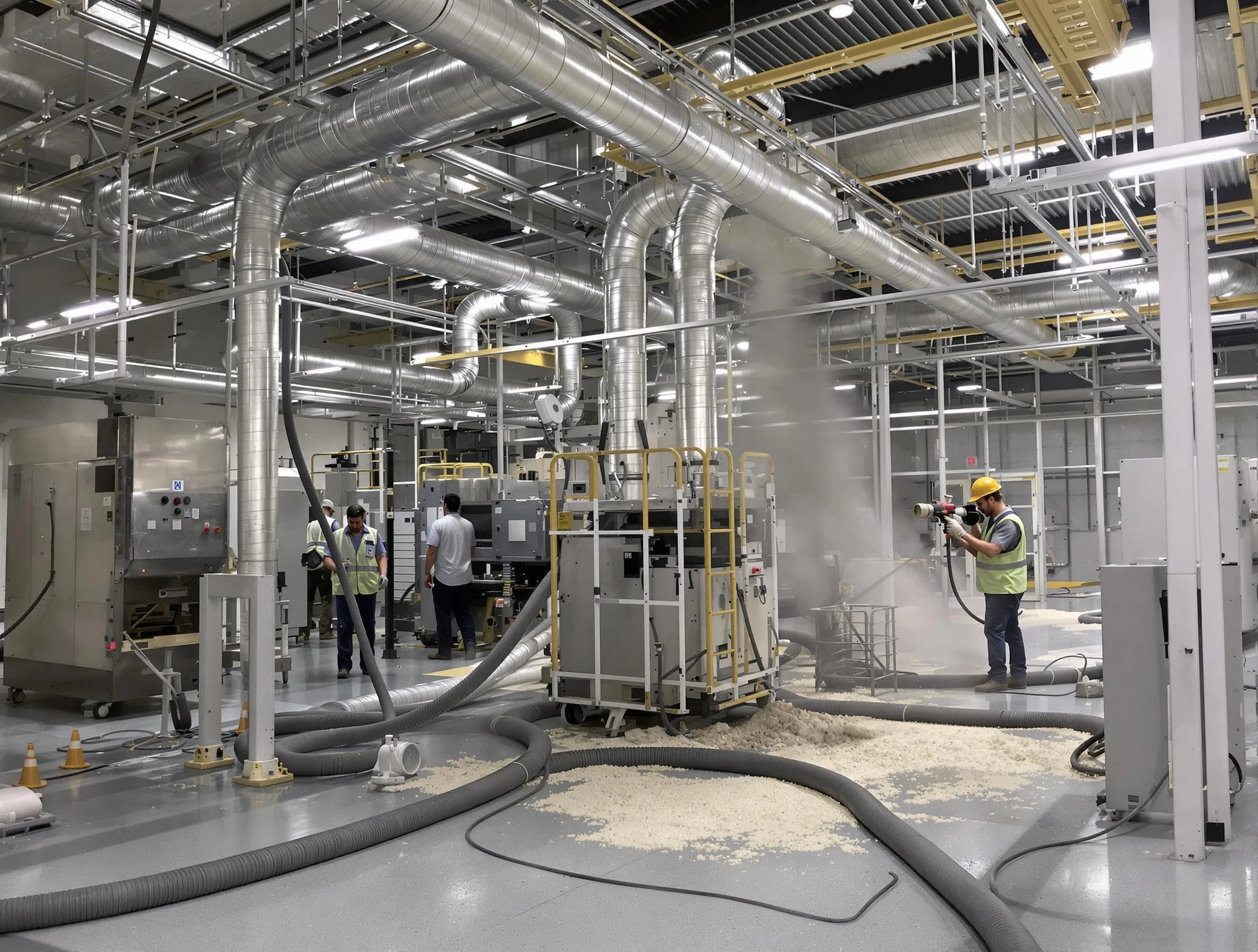 Heavy-duty industrial duct cleaning by Woodlake Air Duct Cleaning in Woodlake