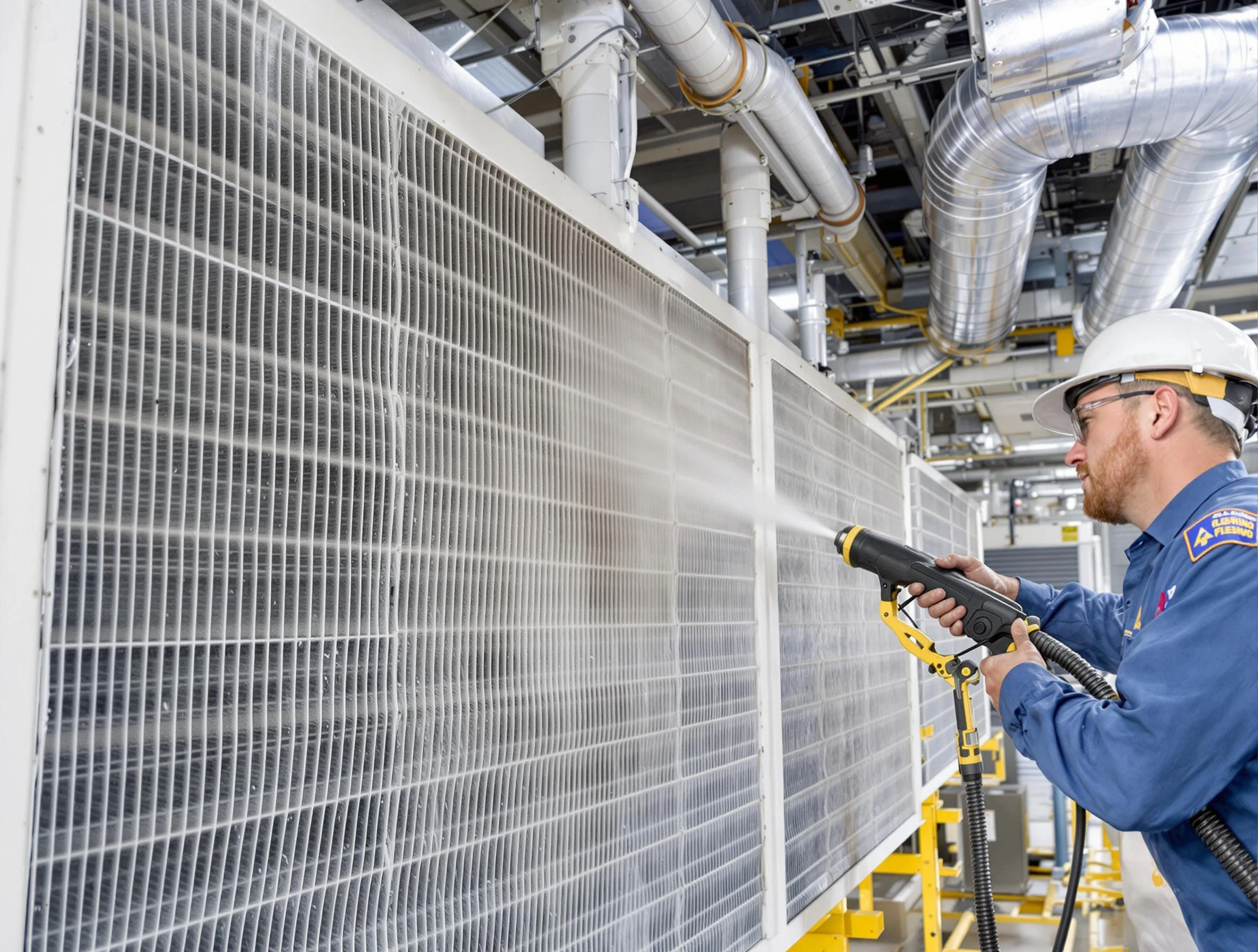 Professional commercial coil cleaning by Woodlake Air Duct Cleaning in Woodlake