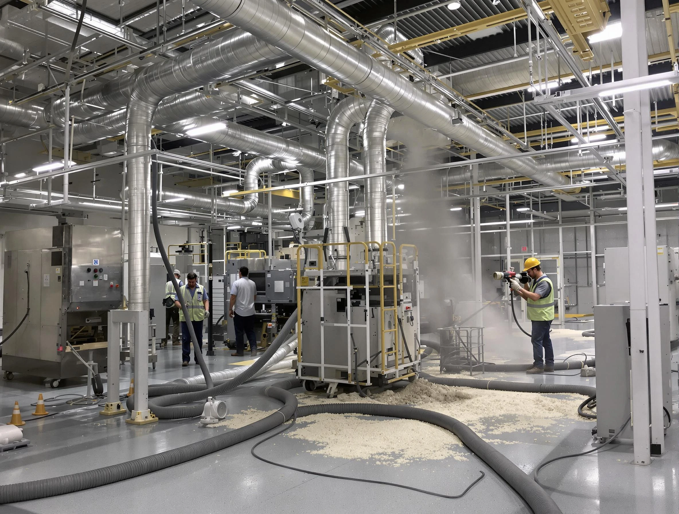 Heavy-duty industrial duct cleaning by Woodlake Air Duct Cleaning in Woodlake